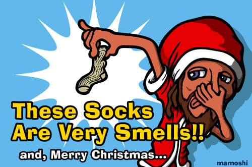 These socks are very smells!