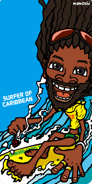 Surfer Of Caribbean