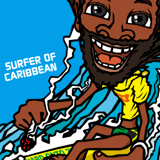 Surfer Of Caribbean