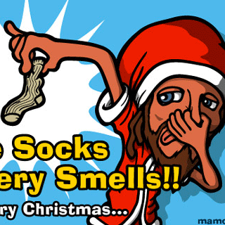 These socks are very smells!